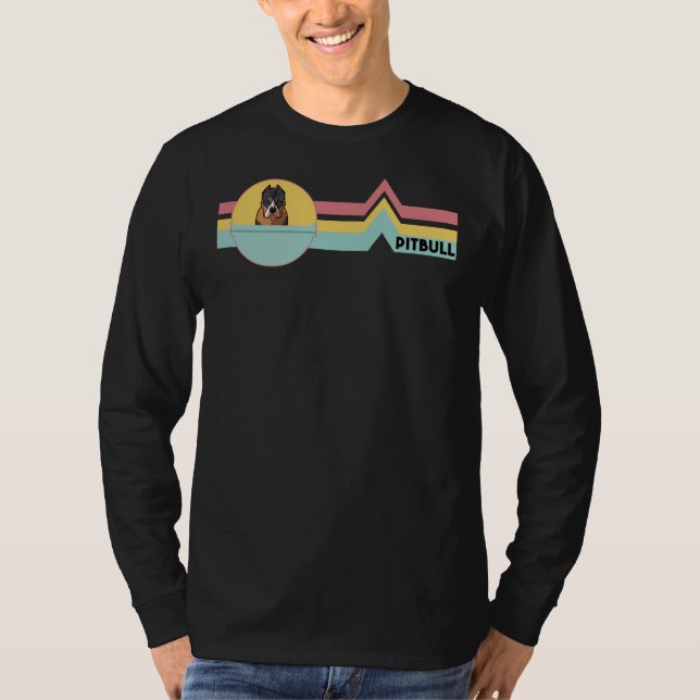 Camiseta Mamãe do Cachorro de Guerra de Pitbull (Frente)