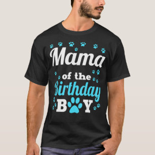 Camiseta Mamãe Do Celebrador Do Baile Do Cachorro-De-Aniver