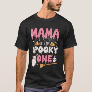 Camiseta Mamãe do Dia das Bruxas do primeiro aniversario de