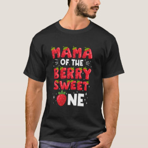 Camiseta Mamãe Do Doce De Morango Um Família Morango Matc