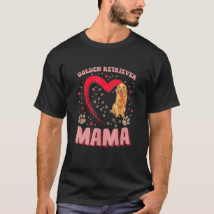 Camiseta Mamãe do Golden Retriever Divertida Pet Cachorro G