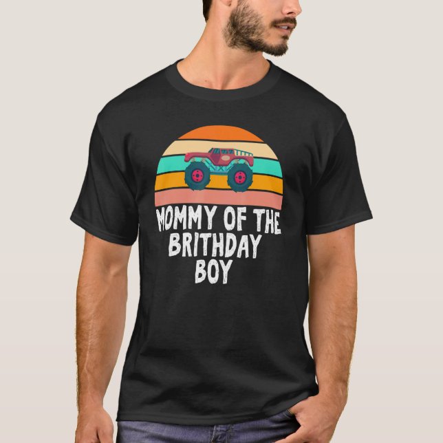 Camiseta Mamãe do Monstro do Aniversário Pensado (Frente)