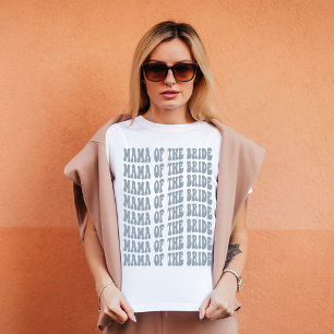 Camiseta Mamãe do Partido Brida Correspondente de Noiva Dus