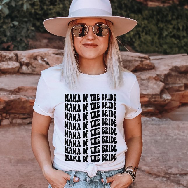 Camiseta Mamãe do Partido Bridal da Correspondência Negra (Criador carregado)
