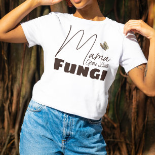 Camiseta Mamãe do Pequeno Fungo Chá de fraldas Caiu