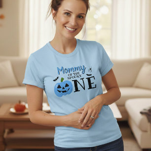 Camiseta Mamãe Do primeiro aniversario De Dia Das Bruxas