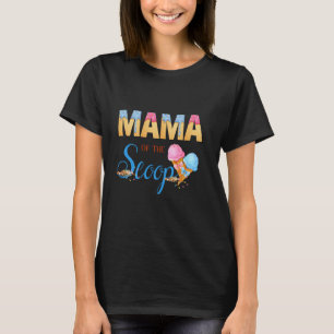 Camiseta Mamãe do Sorvete Scoop Reveal Baby Sho