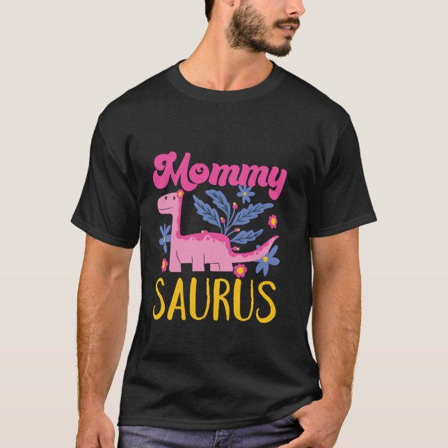 Camiseta Mamãe Do Surus Do Dinossauro Para Mãe E Mãe (Frente)