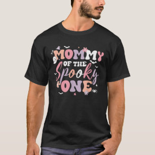 Camiseta Mamãe do Um Menina Assustador Primeiro Aniversário