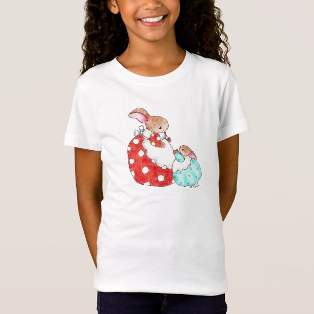 Camiseta Mamãe e Baby Bunny (Frente)