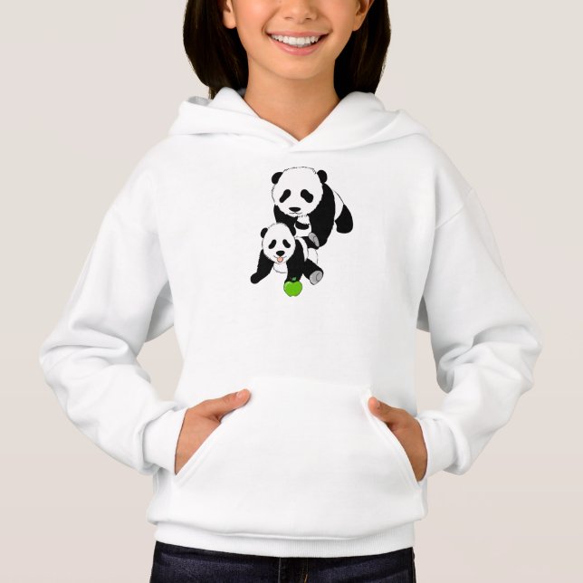 Camiseta Mamãe e Baby Panda (Frente)