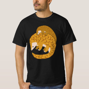 Camiseta Mamãe E Baby Pangolin