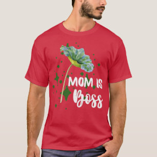 Camiseta Mamãe é Chefe Botânico2