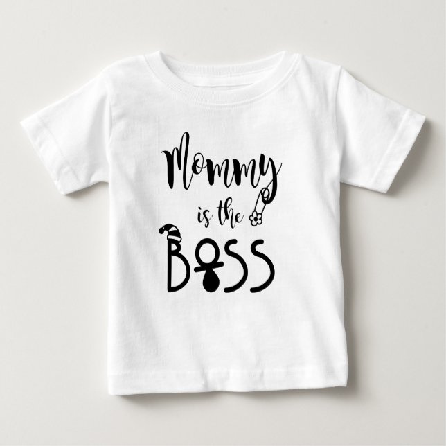 Camiseta Mamãe é engraçado para o chefe (Frente)