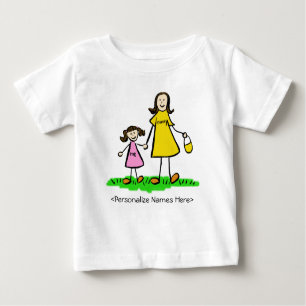 Camiseta Mamãe e eu - Mãe e Filha Brunshirt