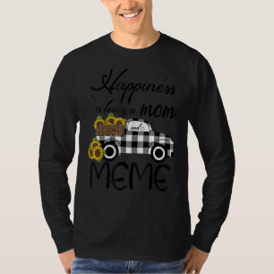 Camiseta Mamãe E Meme Abençoados Por Serem Chamados Mãe E M