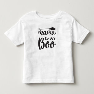 Camiseta Mamãe é meu Boo Halloween