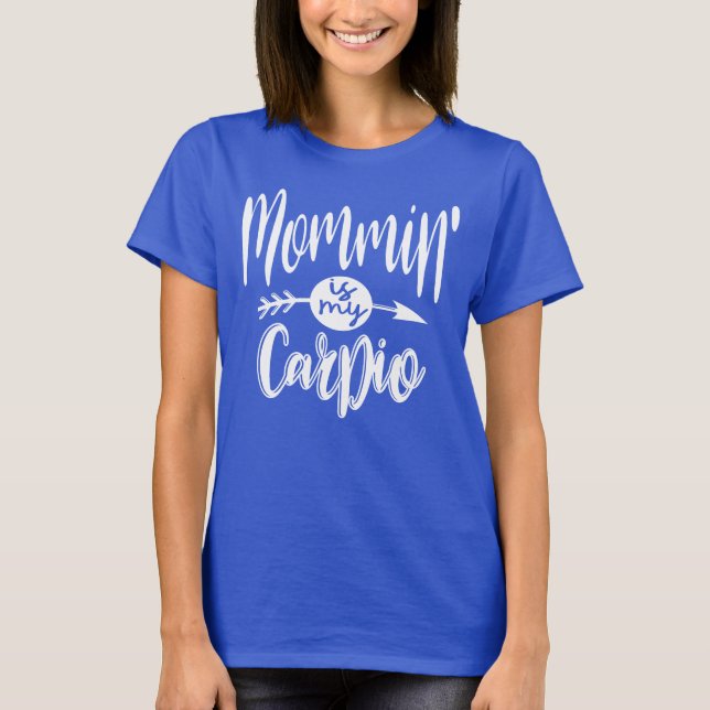 Camiseta Mamãe É Meu Cardio (Frente)