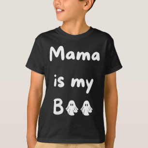 Camiseta Mamãe É Minha Coluna De Crianças Fantasmas De Boo