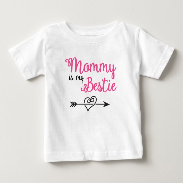 Camiseta Mamãe É Minha Melhor Amiga (Frente)