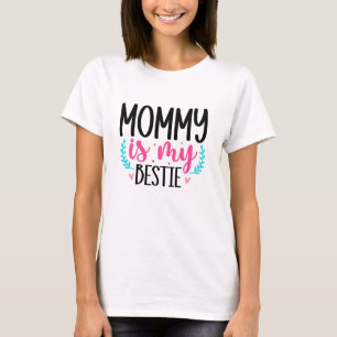 Camiseta Mamãe É Minha Melhor Tipografia