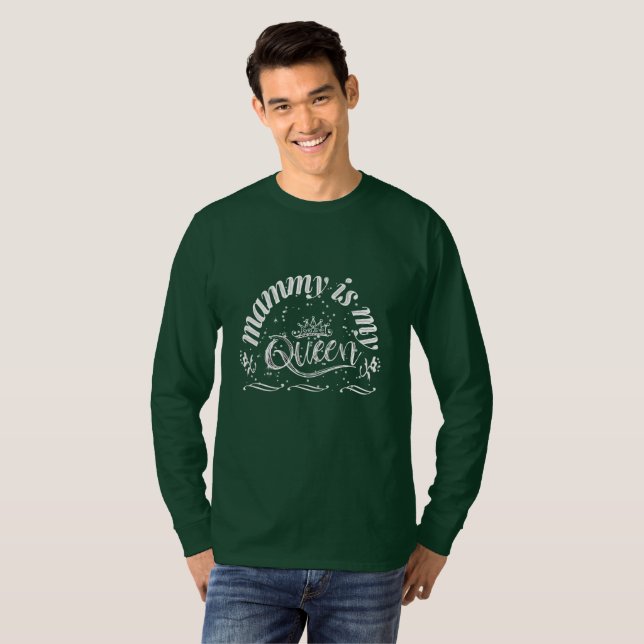 Camiseta Mamãe é minha rainha (Frente Completa)