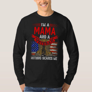 Camiseta Mamãe E Veterano Nada Me Assusta Com Relativos Org