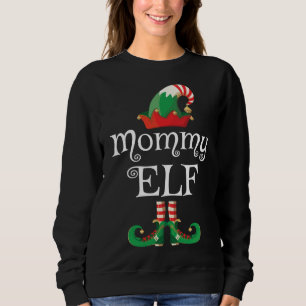 Camiseta Mamãe Elf Mulheres Correspondendo Ao Grupo Familia