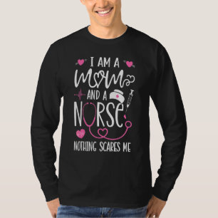 Camiseta Mamãe Enfermeira Dizendo Mulher Enfermeira Dia de 
