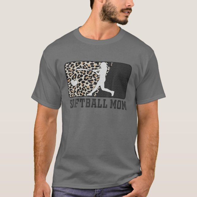 Camiseta Mamãe Engraçada Mãe Vida Leopardo (Frente)