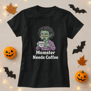 Camiseta Mamãe Engraçada O Impulso Do Dia Das Bruxas Precis