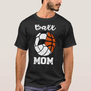 Camiseta Mamãe Engraçado Futebol de Voleibol Mamãe