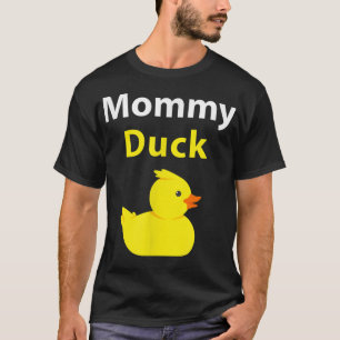 Camiseta Mamãe Engraçado Pato de Borracha Mãe