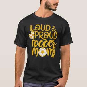 Camiseta Mamãe esportes de alta e orgulhosa mãe