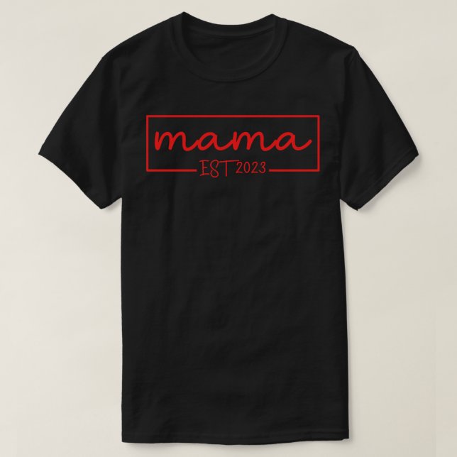 Camiseta Mamãe est 2023 19 (Frente do Design)