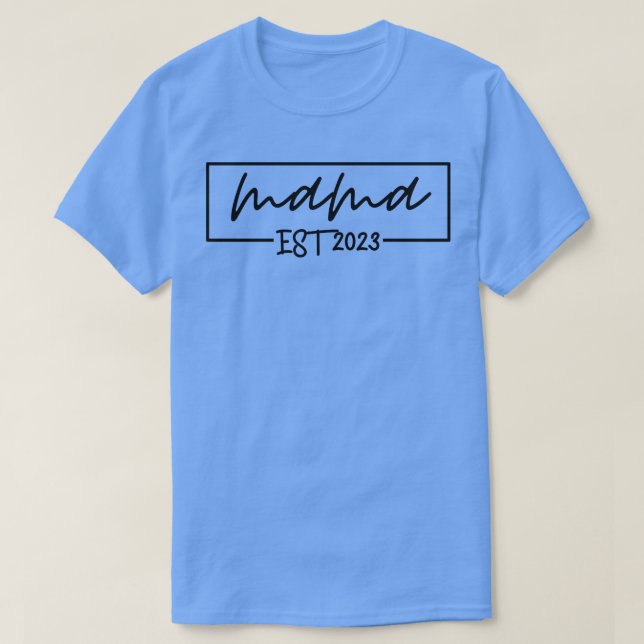 Camiseta Mamãe est 2023 5 (Frente do Design)