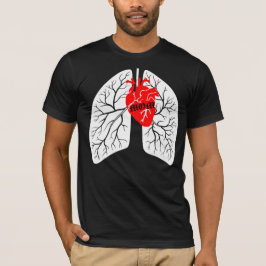 Camiseta Mamãe está no coração - Dia de as mães dote de cor