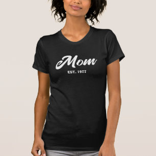 Camiseta Mamãe Estabeleceu Novo Presente Mãe