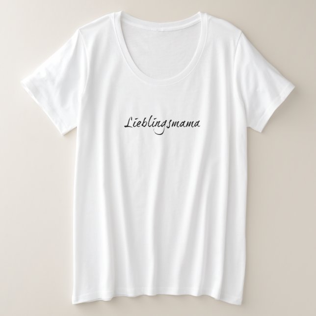 Camiseta Mamãe favorita (Frente do Design)