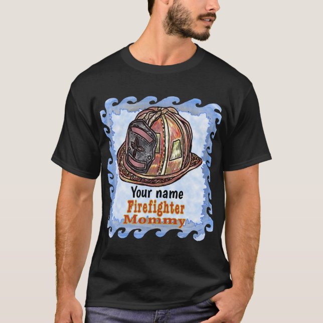 Camiseta mamãe FireFighter (Frente)