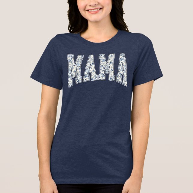 Camiseta Mamãe Floral (Frente)