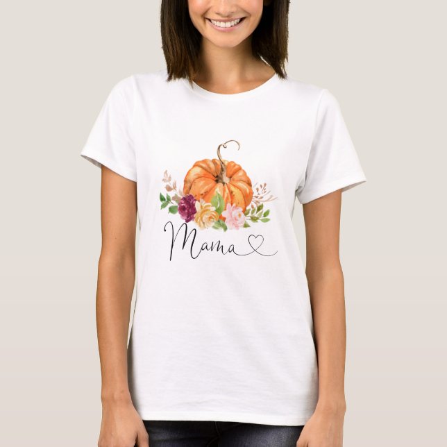 Camiseta Mamãe floral floral (Frente)