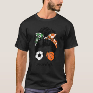 Camiseta Mamãe, Futebol E Basquete Mamãe, Mãozinho Momli