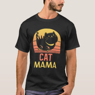 Camiseta Mamãe Gata Aflita Estilo Vintage Anos Oitenta Ca R