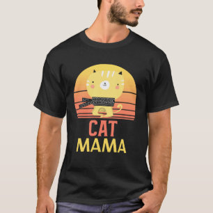 Camiseta Mamãe Gata Aflita Estilo Vintage Oitenta Ca Retrô