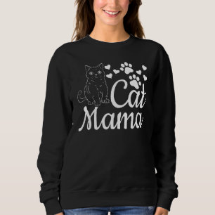 Camiseta Mamãe Gata Gata Fofa Mamãe Gata Eu Gata Mamãe