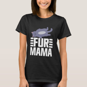 Camiseta Mamãe Gata Peluda