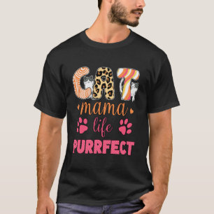 Camiseta Mamãe Gatinha Adorável Vida Felina Fofa Pets Gatin