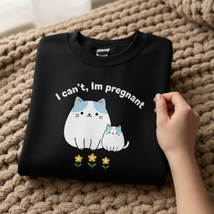 Camiseta Mamãe Gatinha Fofa Eu Posso, Estou Grávida Present