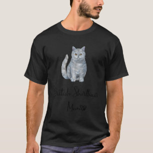 Camiseta Mamãe Gatinha Gatinha Mãe Gatinha